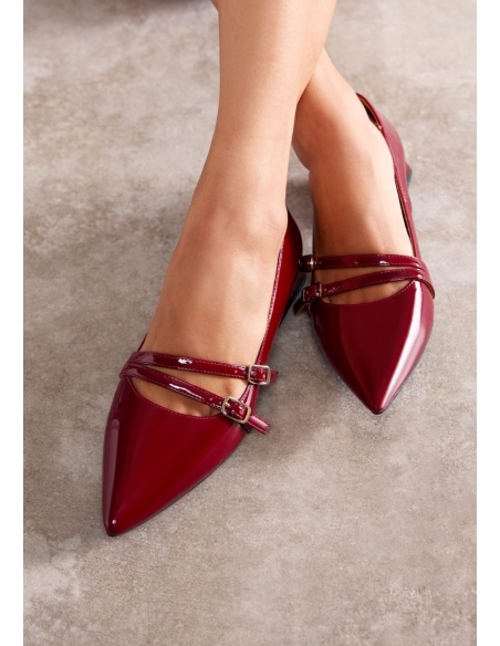 ZAPATOS PLANOS MUJER LUCAN GIOSEPPO BURDEOS