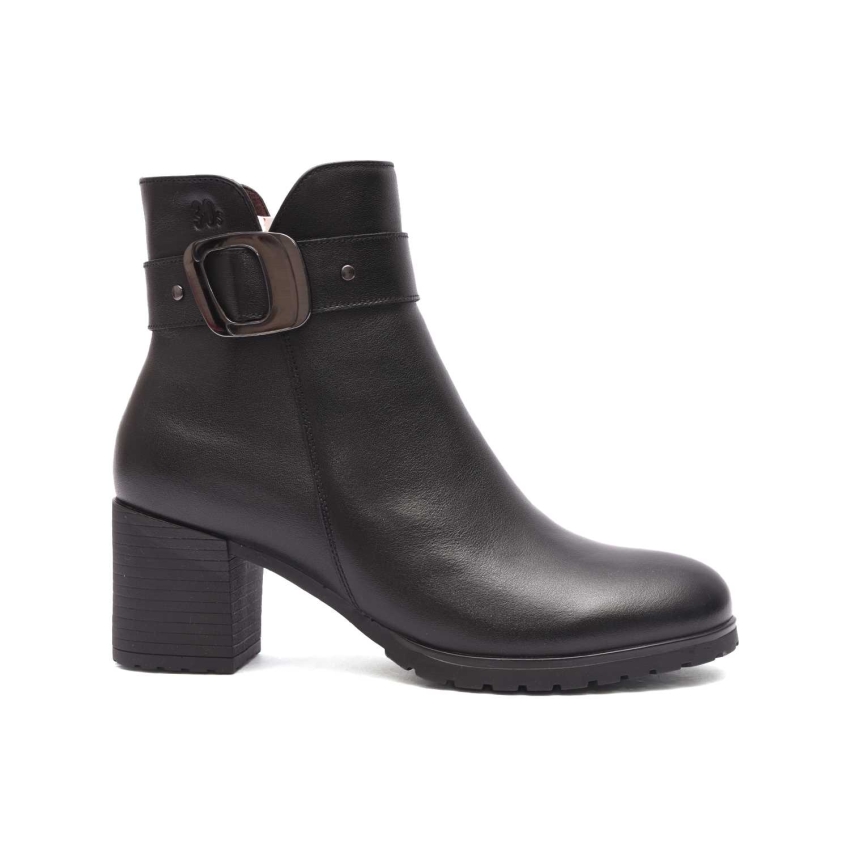 BOTIN SEÑORA PIEL TACON 4412 NEGRO