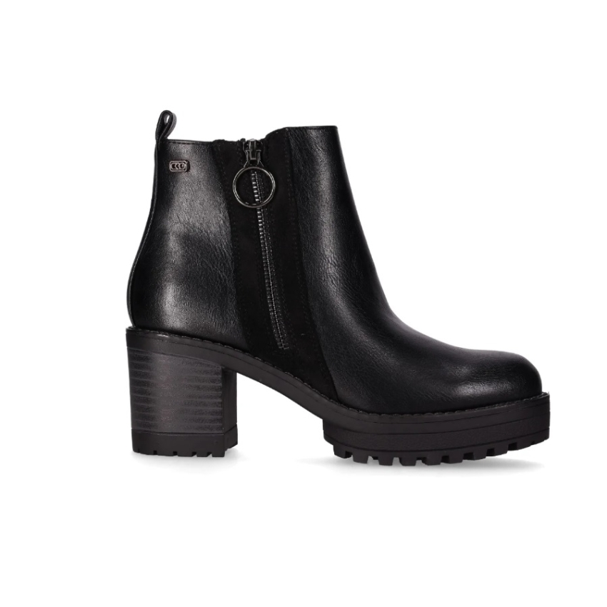 BOTINES PIEL VEGANA DE MUJER CHIKA 10 TACON MEDIO