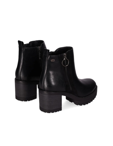 BOTINES PIEL VEGANA DE MUJER CHIKA 10 TACON MEDIO