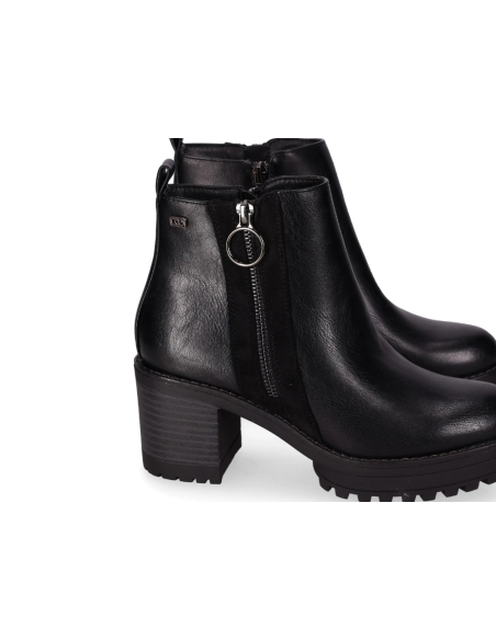 BOTINES PIEL VEGANA DE MUJER CHIKA 10 TACON MEDIO