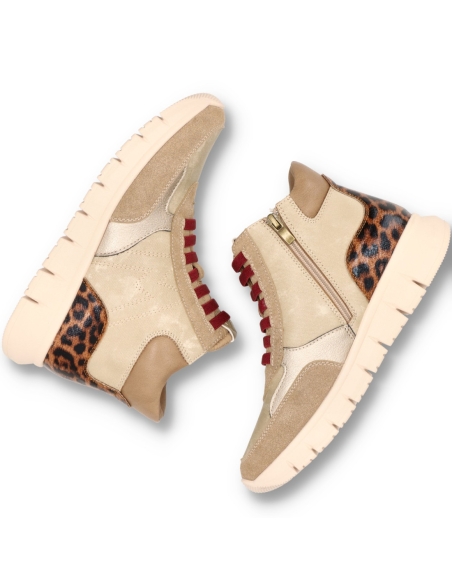 BOTIN CASUAL MYSOFT 25M642 TAUPE