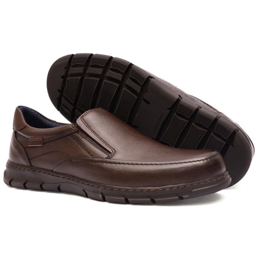 ZAPATOS HOMBRE PIEL MARRON 4191 BAERCHI