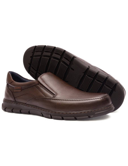 ZAPATOS HOMBRE PIEL MARRON 4191 BAERCHI