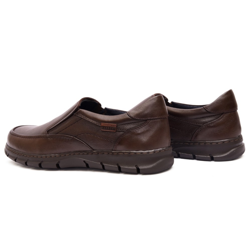 ZAPATOS HOMBRE PIEL MARRON 4191 BAERCHI