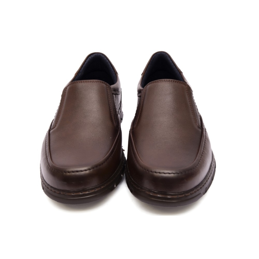 ZAPATOS HOMBRE PIEL MARRON 4191 BAERCHI