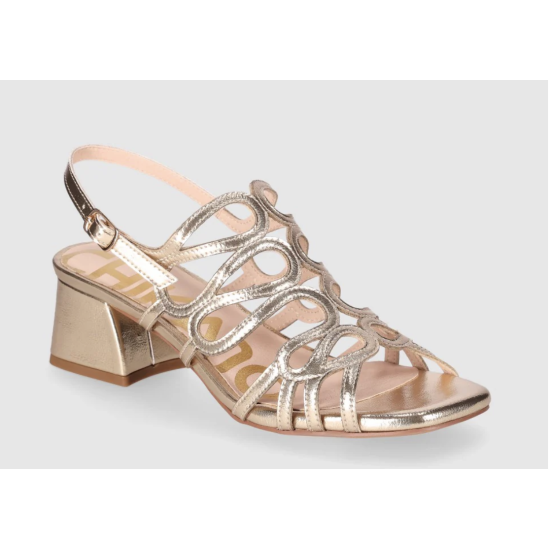SANDALIAS TACON BAJO PIEL VEGANA MUJER MELANIA 09 CHIKA 10 2