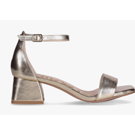 SANDALIAS DE TACON BAJO PIEL VEGANA MUJER MELANIA 12 CHIKA 1