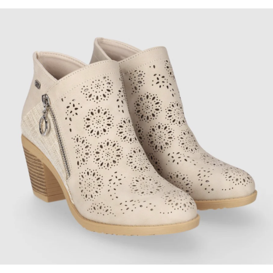 BOTIN MUJER CHIKA 10 TONIA 18 PIEL VEGANA TACON MEDIO 2