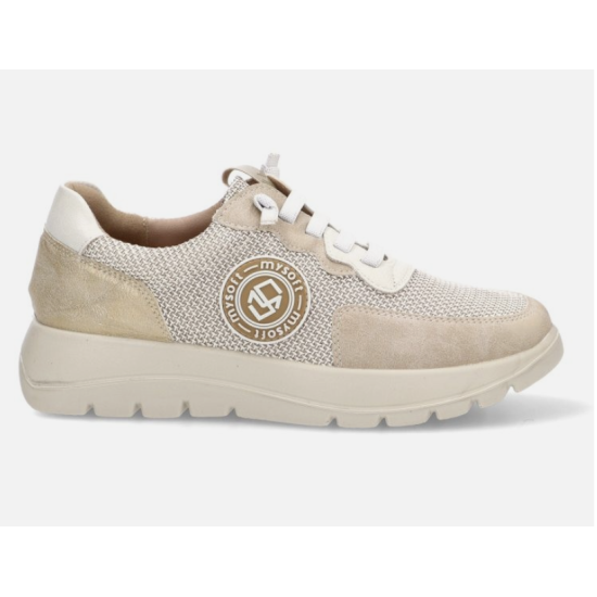 ZAPATOS PLANOS MUJER CORDON ELASTICO PIEL VEGANA MY SOFT