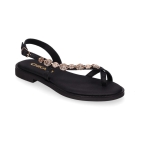 SANDALIAS PLANAS MUJER PIEL...