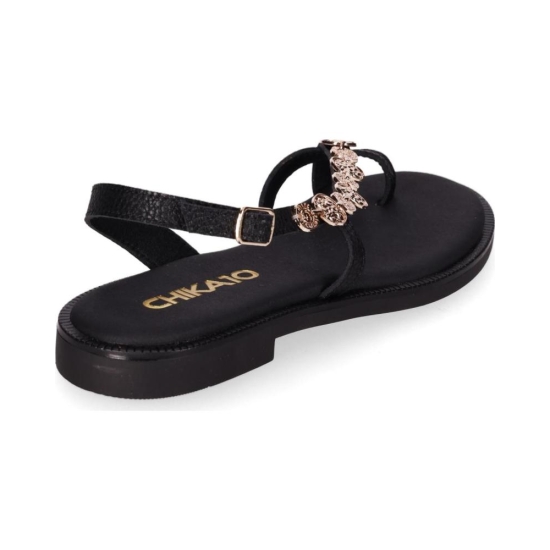 SANDALIAS PLANAS MUJER PIEL CHIKA 10 COINS 02 2