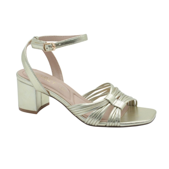 SANDALIAS DE TACON CUADRADO MUJER PULSERA TOBILLO PLANTA PIE