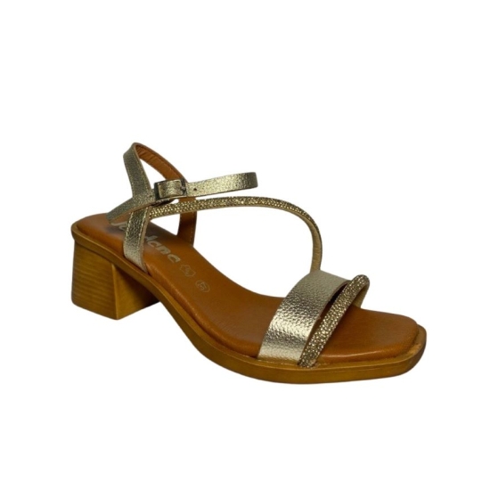 SANDALIAS DE TACON BAJITO MUJER PLANTILLA DE GEL 4180 JORDAN 2