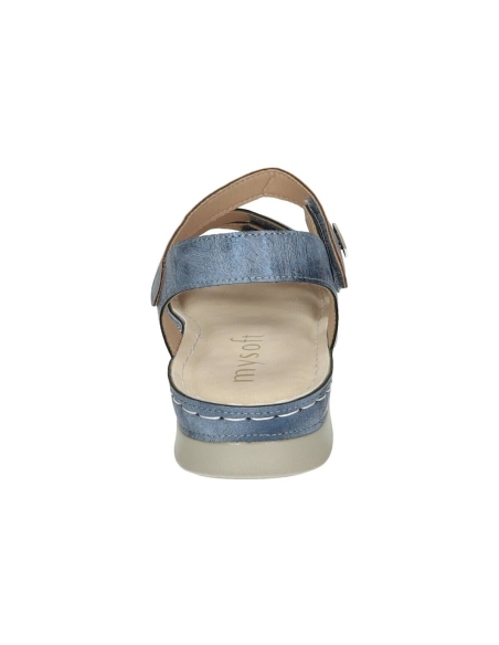 SANDALIAS PLANAS MUJER MY SOFT VELCROS
