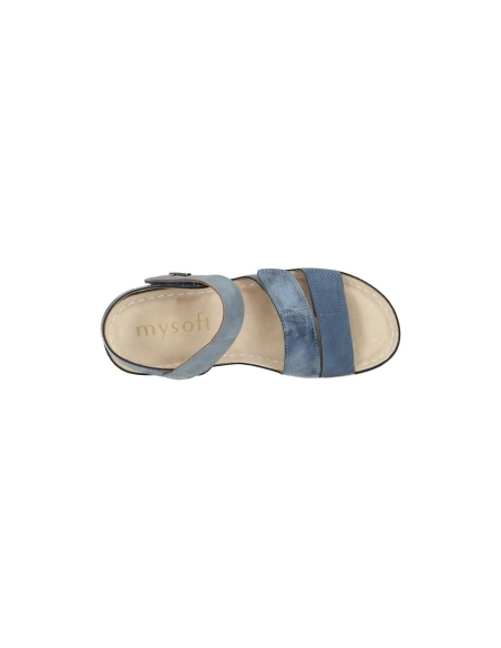 SANDALIAS PLANAS MUJER MY SOFT VELCROS
