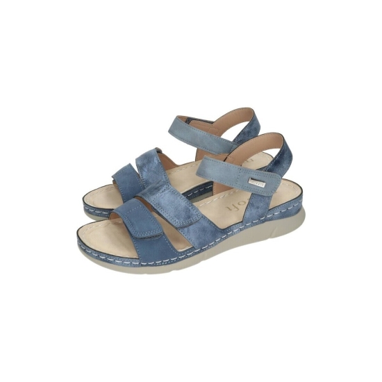 SANDALIAS PLANAS MUJER MY SOFT VELCROS