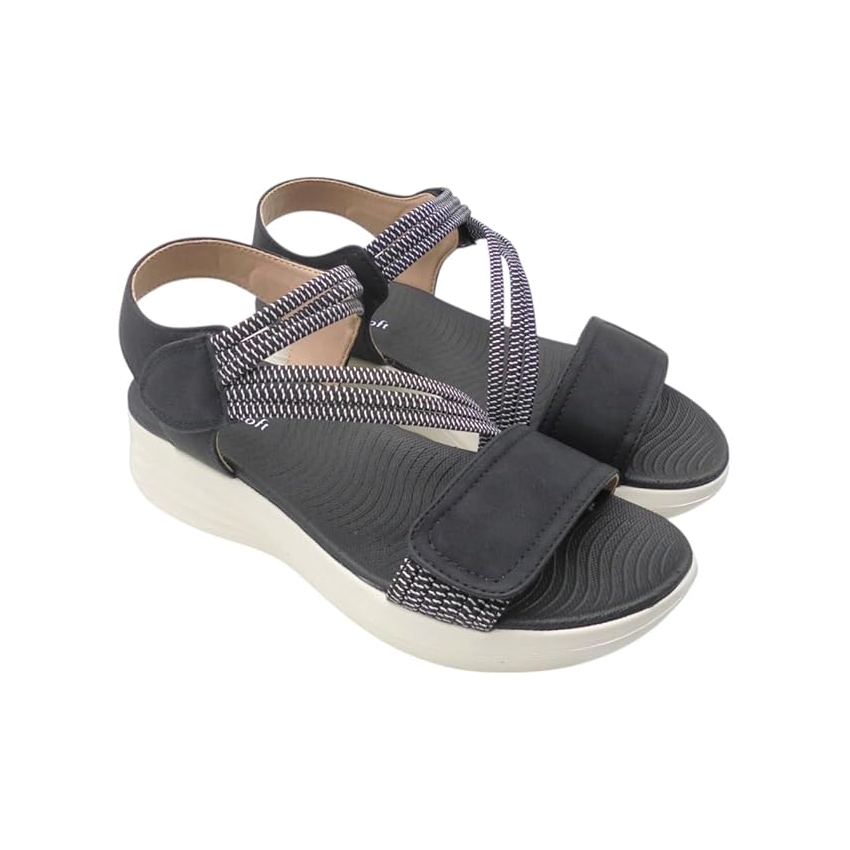 SANDALIAS PLANAS MUJER MY SOFT CON VELCROS