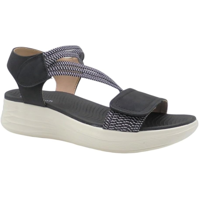 SANDALIAS PLANAS MUJER MY SOFT CON VELCROS