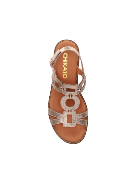 SANDALIAS DE TACON BAJO MUJER PIEL CHIKA 10 MILENA 02