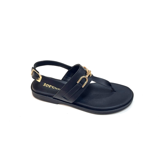 SANDALIAS PLANA MUJER PIEL PLANTILLA DE GEL JORDANA