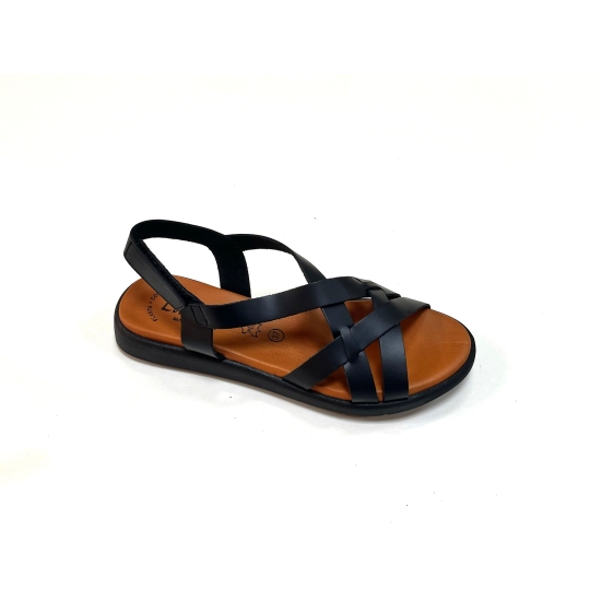 SANDALIAS PLANAS MUJER PIEL PLANTILLA DE GEL JORDANA