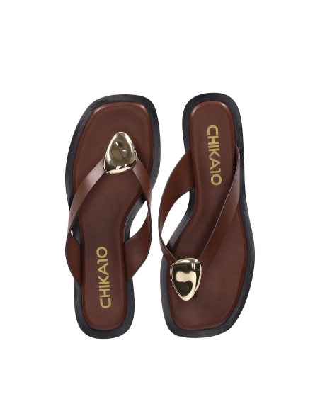 SANDALIAS PLANAS MUJER PIEL VEGANA CHIKA 10 ENYA 03