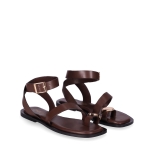 SANDALIAS PLANAS MUJER PIEL...