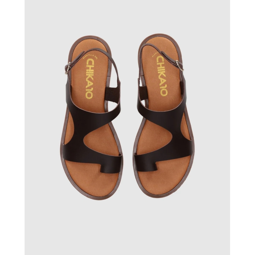 SANDALIAS PLANAS MUJER PIEL CHIKA 10 MUSAKA 29