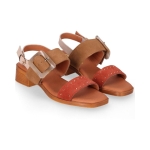 SANDALIAS PLANAS MUJER PIEL...