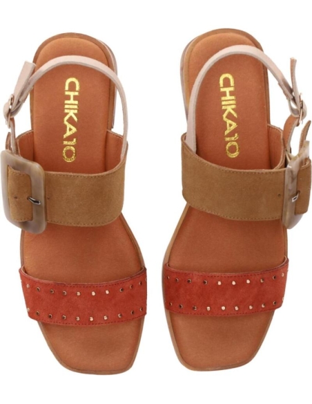SANDALIAS PLANAS MUJER PIEL BINKA 14 CHIKA 10