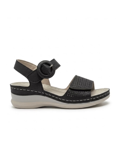 SANDALIAS PLANAS MUJER MY SOFT VELCROS