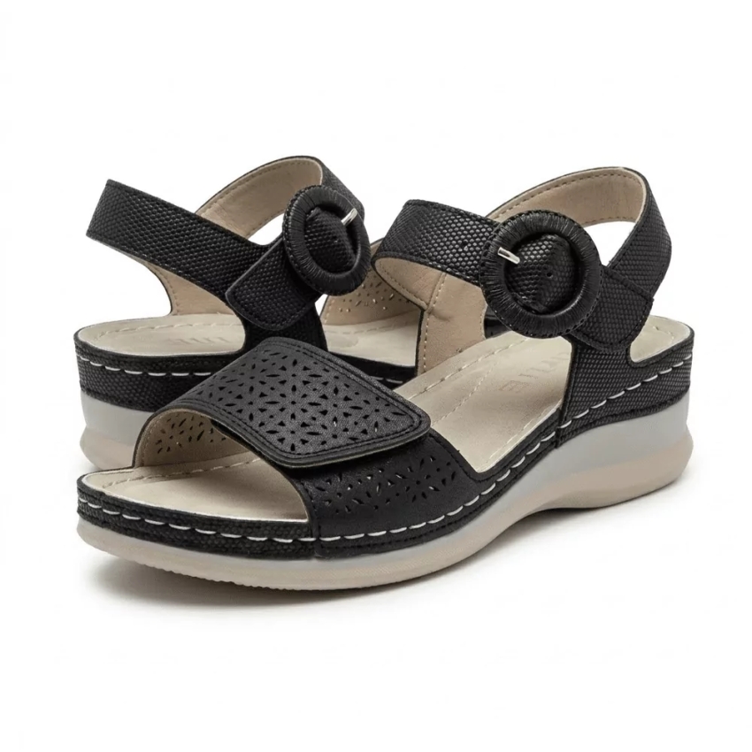 SANDALIAS PLANAS MUJER MY SOFT VELCROS