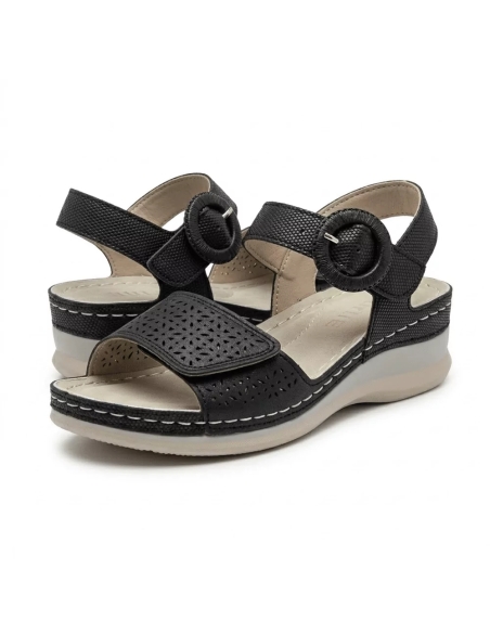 SANDALIAS PLANAS MUJER MY SOFT VELCROS